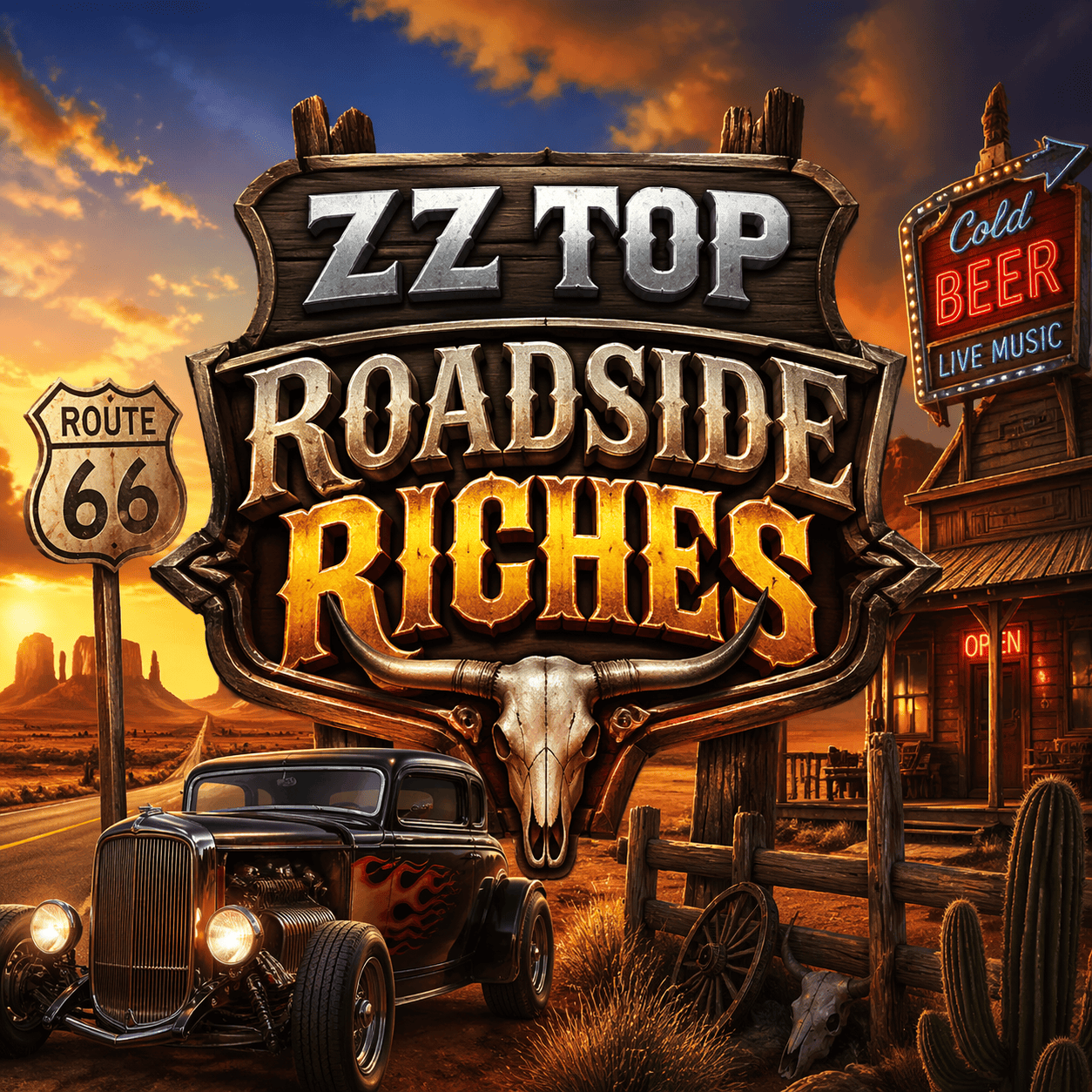 ZZ Top Roadside Riches Journey